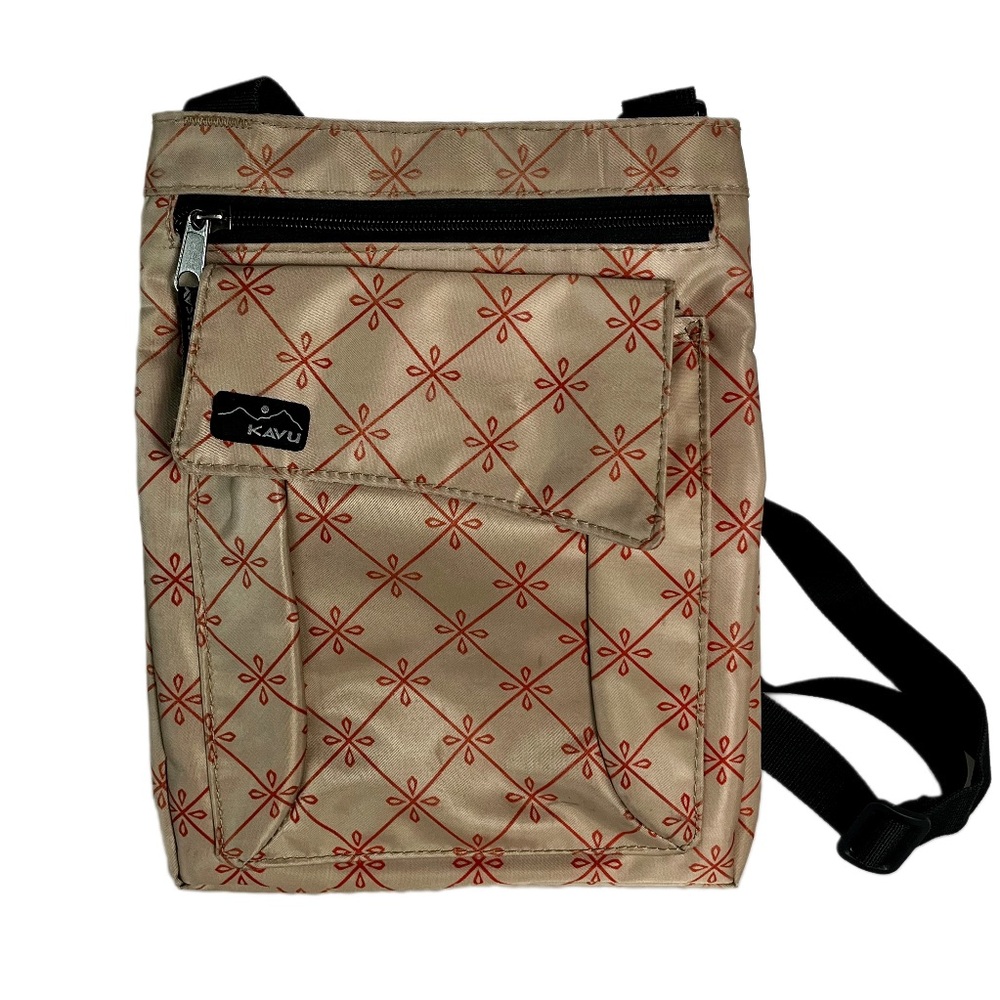 KAVU Keeper Crossbody Bag Multi Pocket Minimalist Friendly Friendly Urban Chic